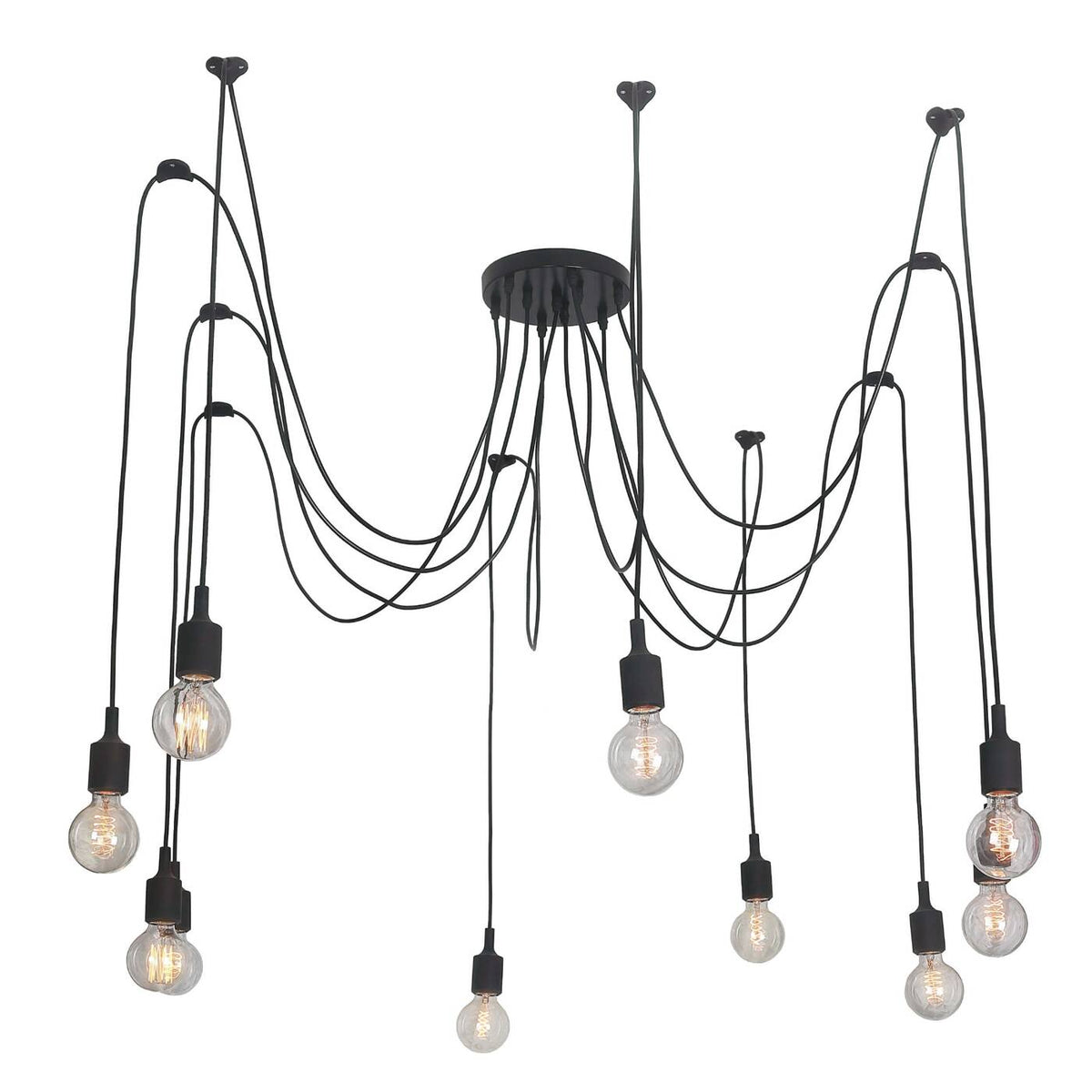 Lampa wisząca pająk Spider SOLETO X 10pkt wisząca
