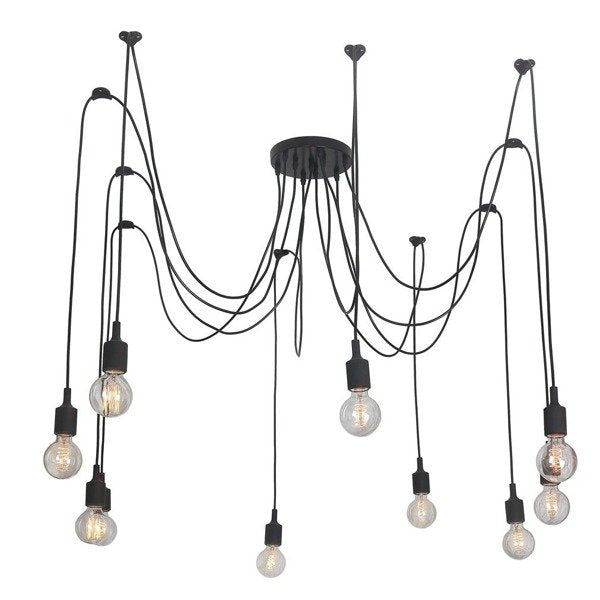 Lampa wisząca pająk Spider SOLETO X 10pkt wisząca