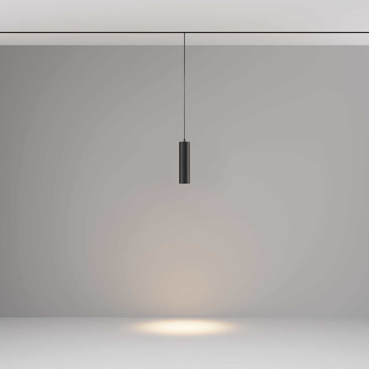 Lampa wisząca szynowa Technical Focus LED IP20 x TR041-2-12W3K-B | Czarny
