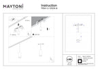 Lampa wisząca szynowa Technical Focus LED IP20 x TR041-2-12W3K-B | Czarny
