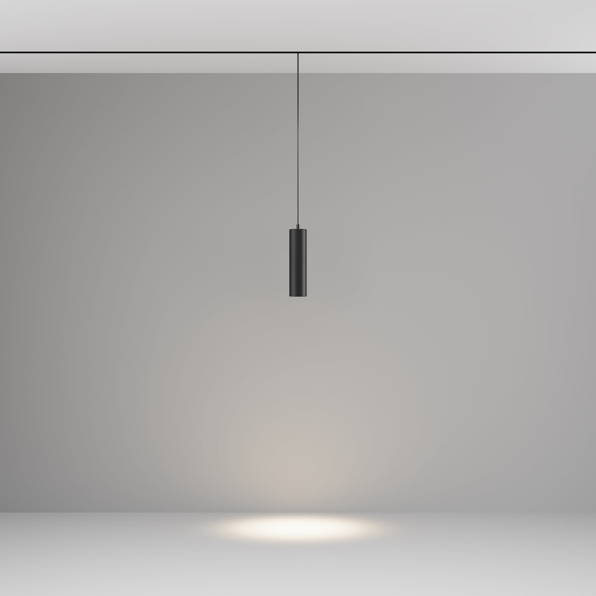 Lampa wisząca szynowa Technical Focus LED IP20 x TR041-2-12W4K-B | Czarny