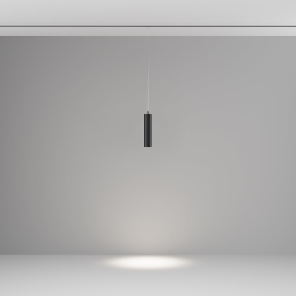 Lampa wisząca szynowa Technical Focus LED IP20 x TR041-4-12W3K-M-DS-B | Czarny