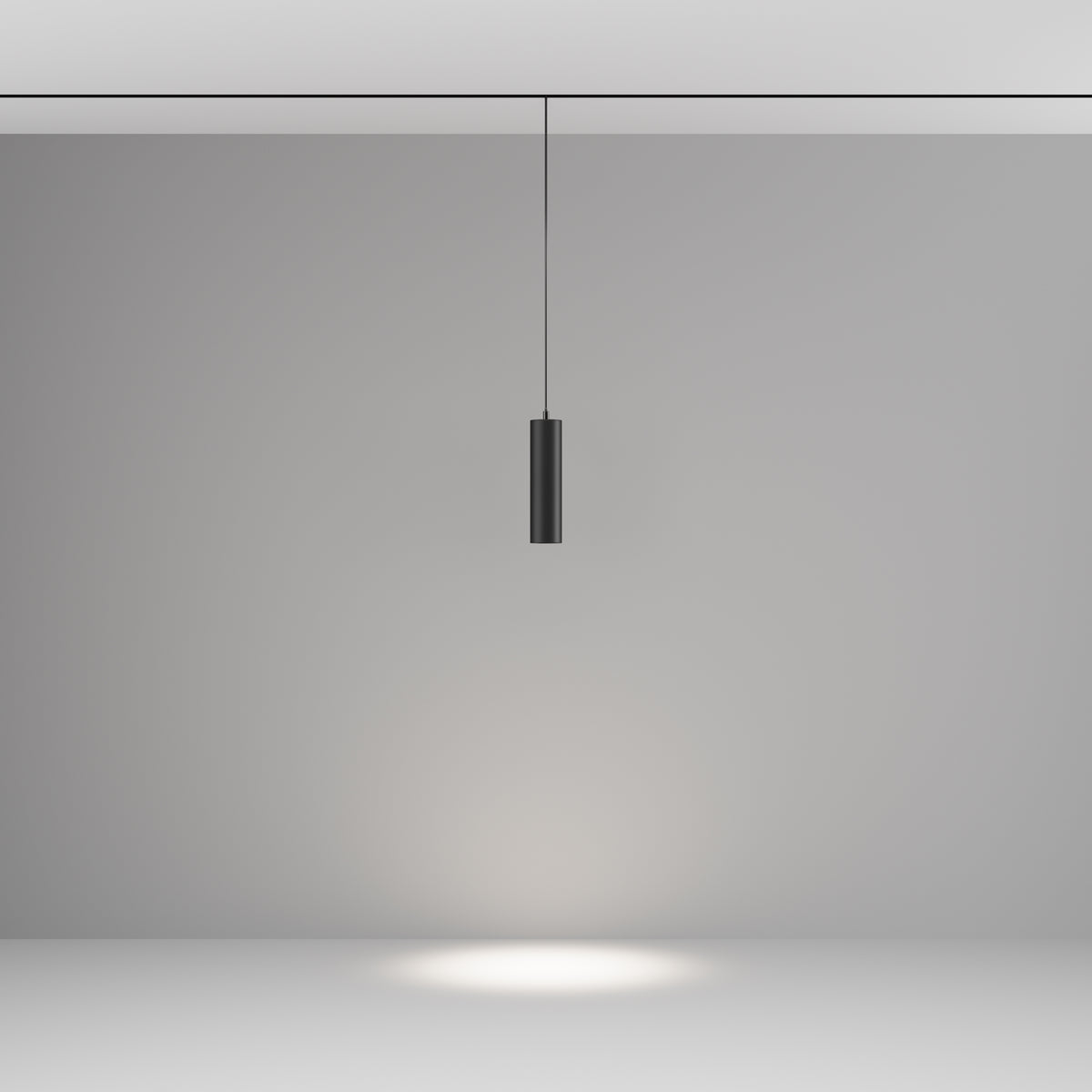 Lampa wisząca szynowa Technical Focus LED IP20 x TR041-4-12W3K-M-DS-B | Czarny