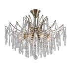 Lampa wisząca żyrandol Mallola śr. 63cm 8xE14 | brąz antyczny