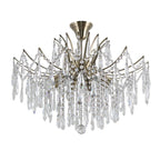 Lampa wisząca żyrandol Mallola śr. 63cm 8xE14 | brąz antyczny