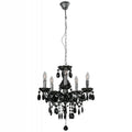 Lampa wisząca żyrandol Whiz śr. 48cm 5xE14 | czarny/chrom