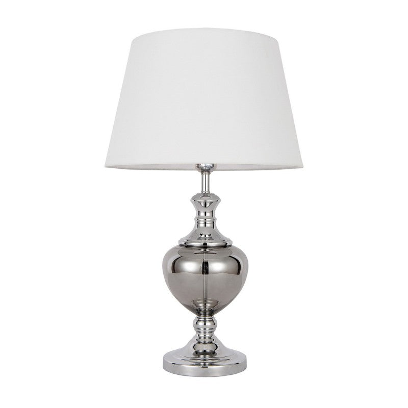Lampka biurkowa Korrez śr. 16cm E27 | chrom