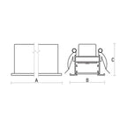 Liniowa lampa wpuszczana ALL-DAY 230V 36W IP20 120ST NW