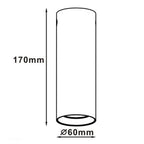 Manacor oczko białe 17 cm, 1x50W GU10