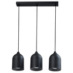 Metalowa lampa wisząca Nilo czarna 3xGU10