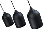 Metalowa lampa wisząca Nilo czarna 3xGU10