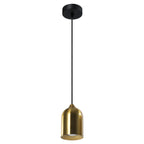 Metalowa lampa wisząca Nilo złota 1xGU10