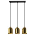 Metalowa lampa wisząca Nilo złota 3xGU10