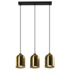 Metalowa lampa wisząca Nilo złota 3xGU10