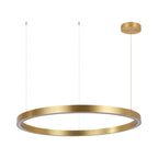 Midway lampa wisząca pierścień duża śr.80 cm 54W | złoty