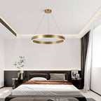 Midway lampa wisząca pierścień mała śr.60 cm 40W | złoty