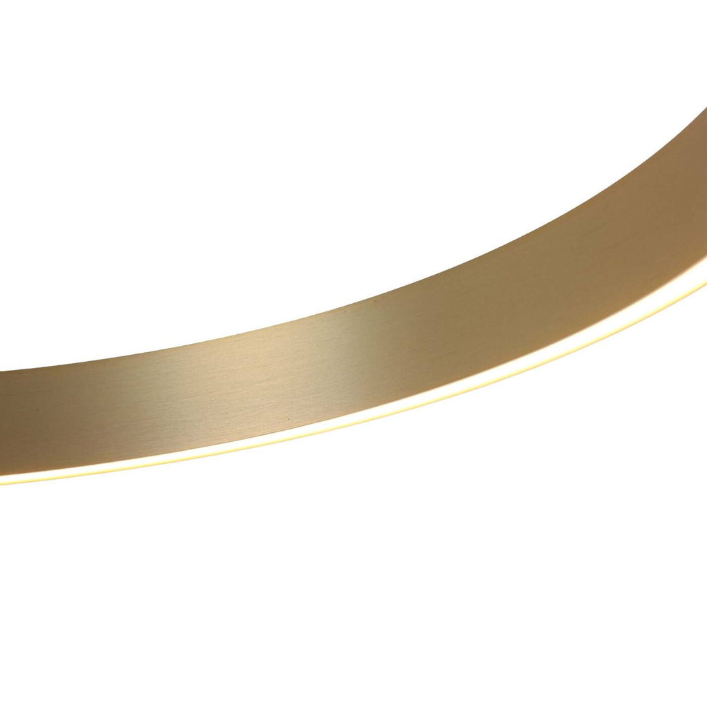 Midway lampa wisząca pierścień mała śr.60 cm 40W | złoty