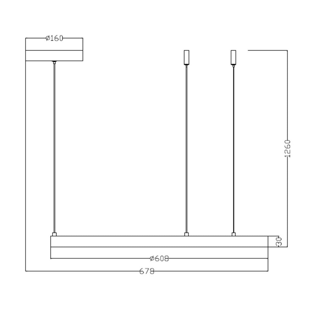 Midway lampa wisząca pierścień mała śr.60 cm 40W | złoty