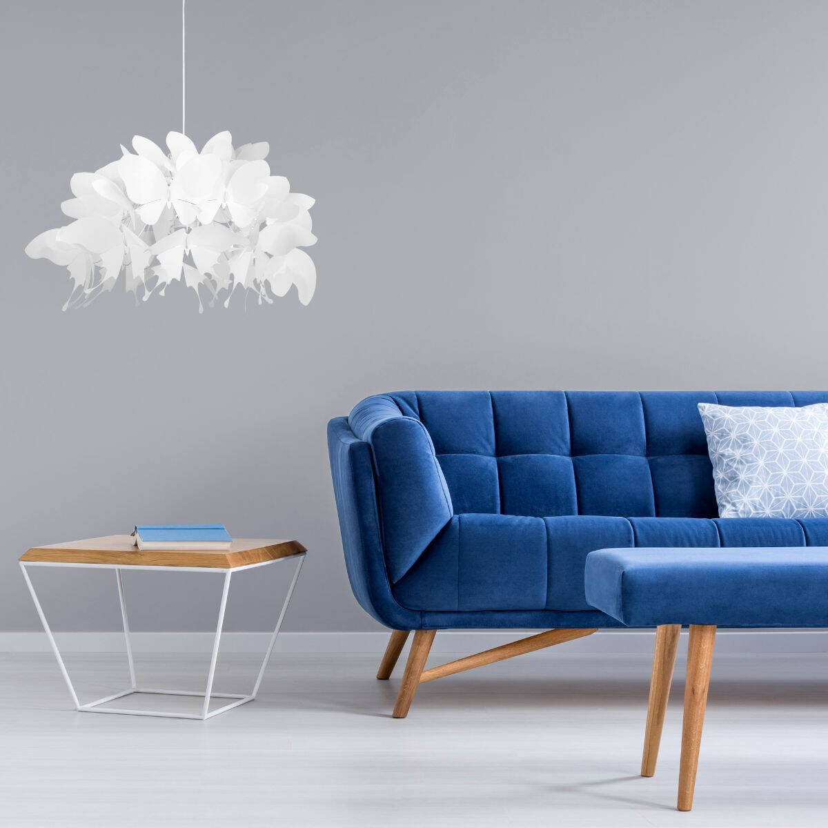 Młodzieżowa lampa FARFALLA biała 50cm
