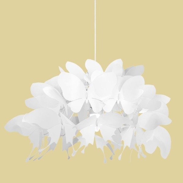 Młodzieżowa lampa FARFALLA biała 50cm
