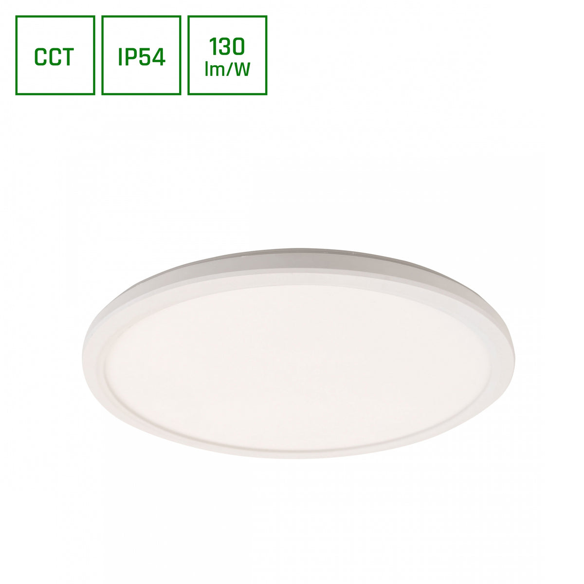 NYMPHEA FLAT DUO 24W CCT 230V 120ST IP54 FI292X26MM BIAŁY OKRĄGŁA