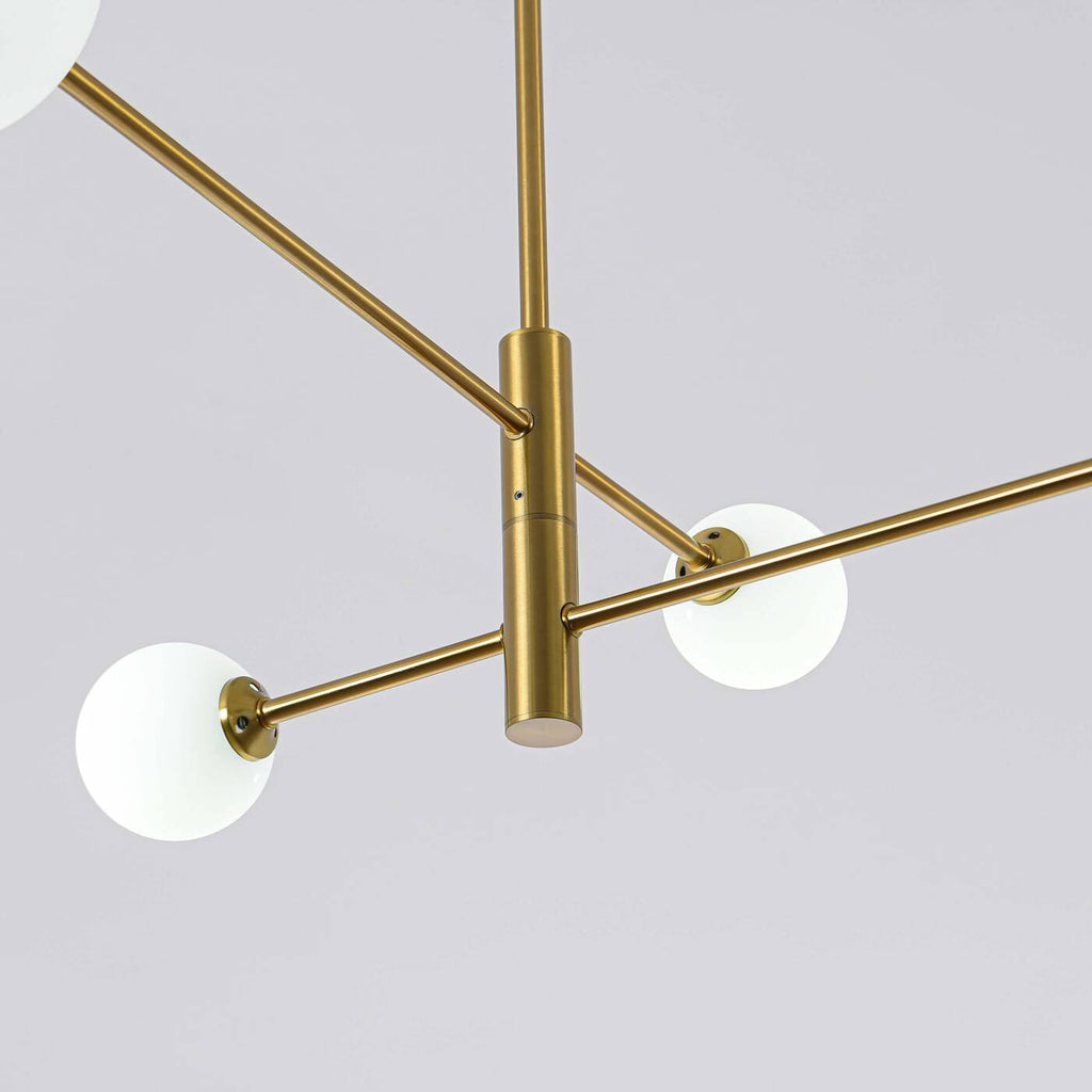 Nowoczesna lampa sufitowa wisząca DORADO 4 miedź