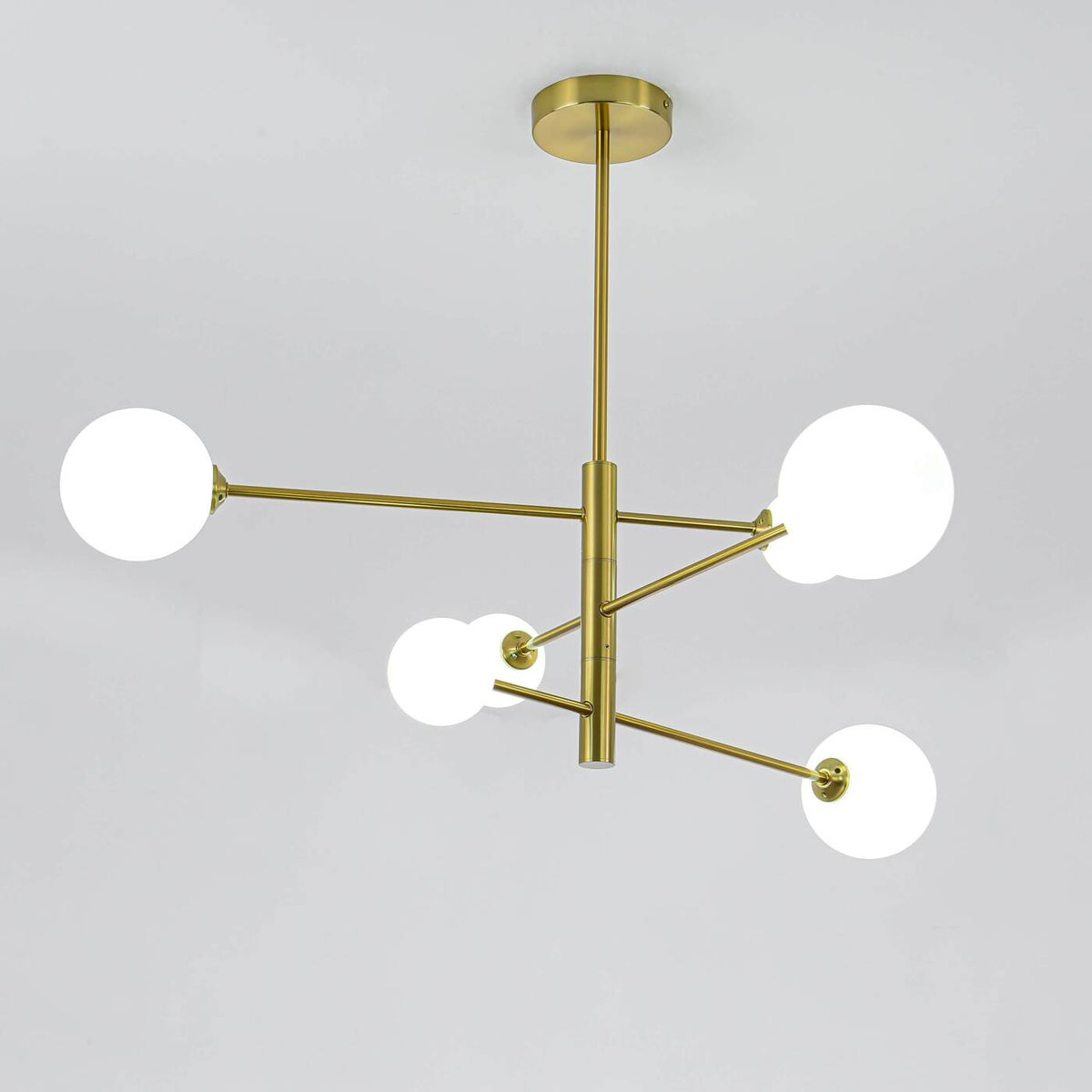Nowoczesna lampa sufitowa wisząca DORADO 6 miedź