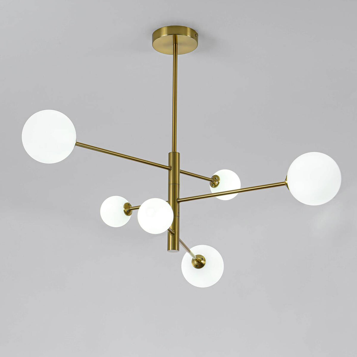 Nowoczesna lampa sufitowa wisząca DORADO 6 miedź