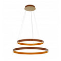 Nowoczesna lampa wisząca ORING Manezia PND-270160-2A-GD  |  Brąz