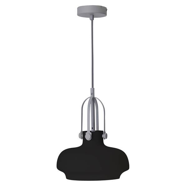 Nowoczesna lampa wisząca czarna PIANO