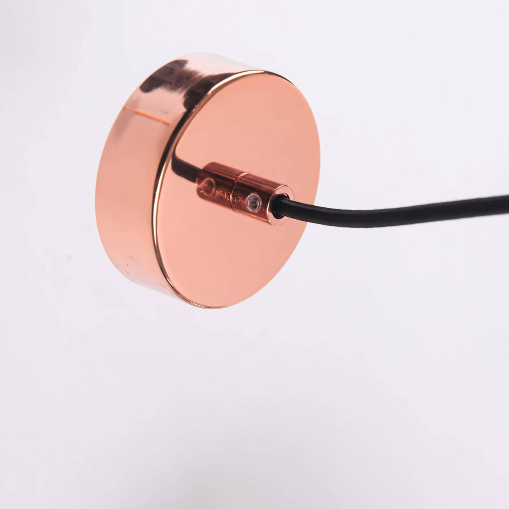 Nowoczesna lampa wisząca kula miedziana PALLA sr 30cm
