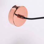 Nowoczesna lampa wisząca kula miedziana PALLA sr 30cm