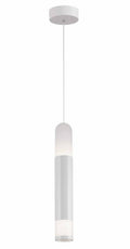 Nowoczesna lampa wisząca nad stół FORLI 10W LED | biały