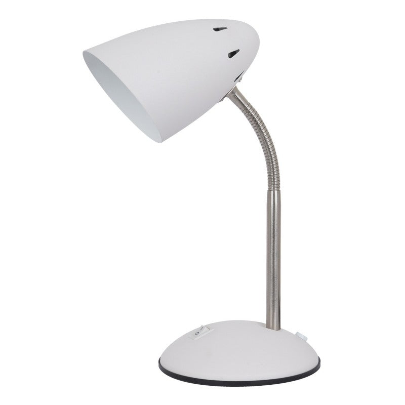 Nowoczesna lampka biurkowa Cosmic MT-HN2013-WH+S.NICK | Biała