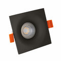 Oczko sufitowe aluminium FIALE V GU10  250V  KWADRAT | Czarna