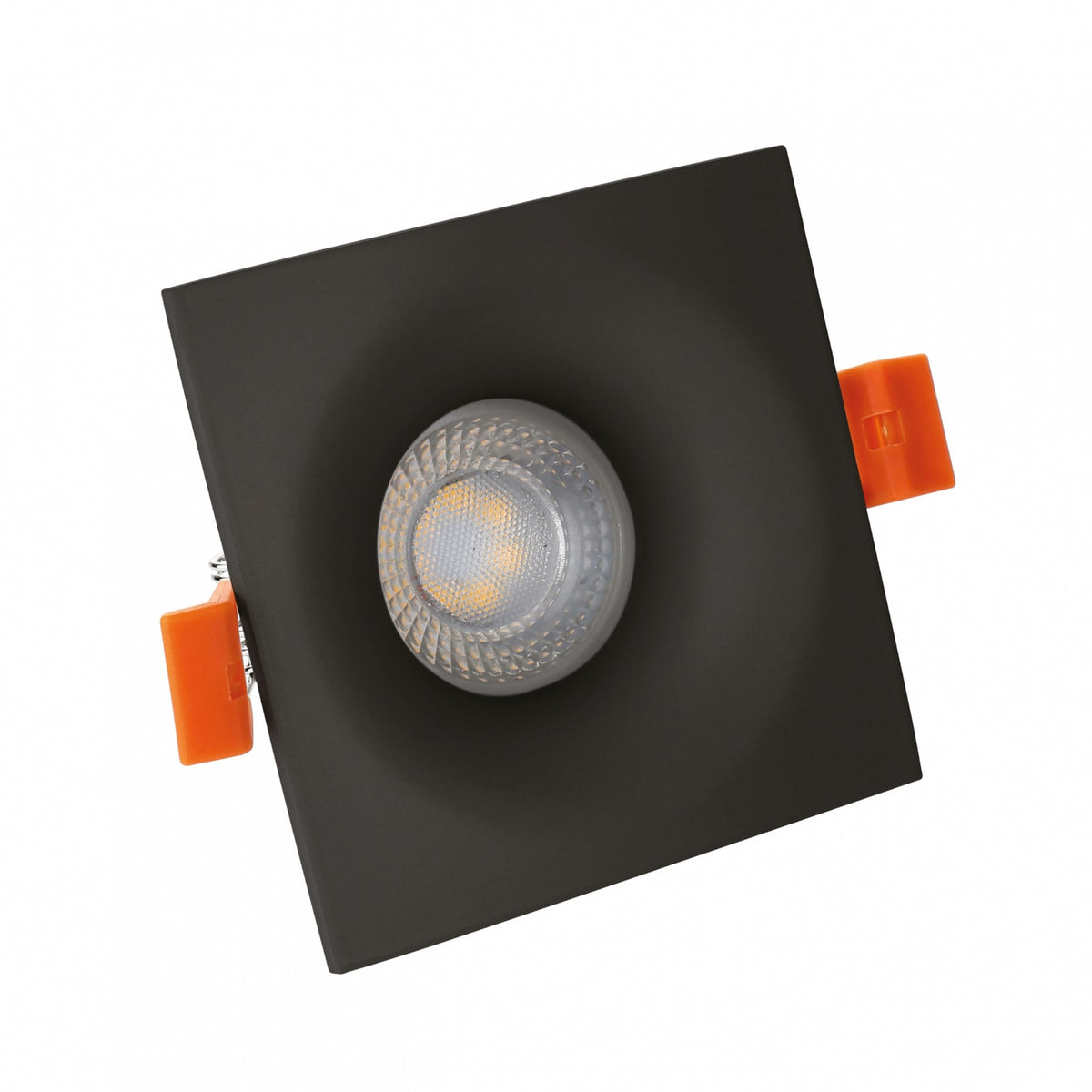 Oczko sufitowe aluminium FIALE V GU10  250V  KWADRAT | Czarna