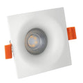 Oczko sufitowe aluminium FIALE V GU10 250V SQUARE WHITE | Białe