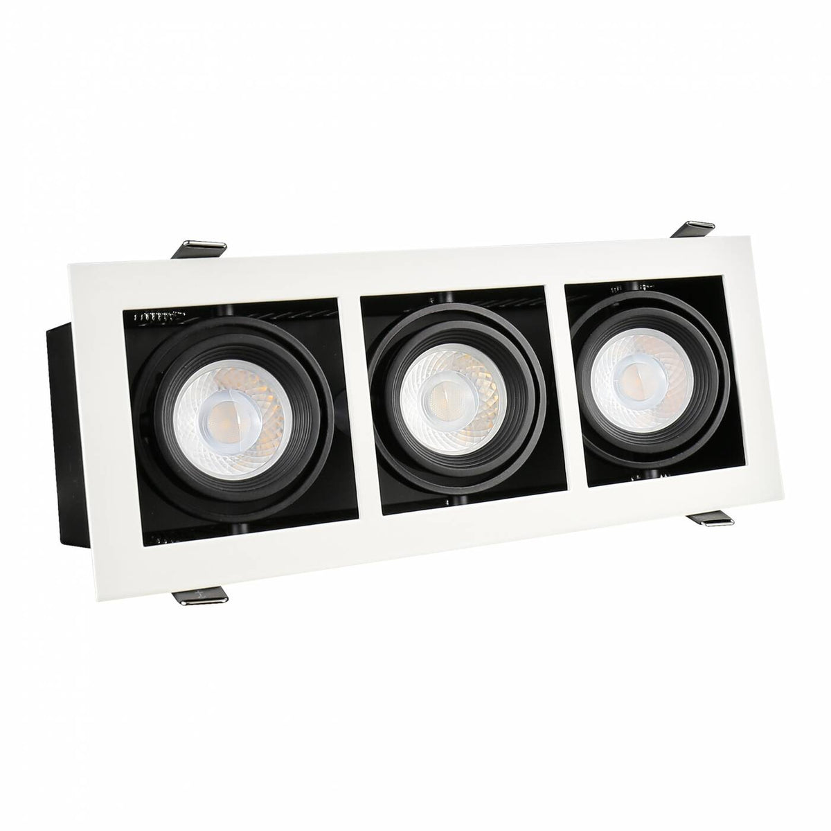 Oczko sufitowe z regulacją 2 stopniową MODERN DAY MINI GU10 x3 | czarny