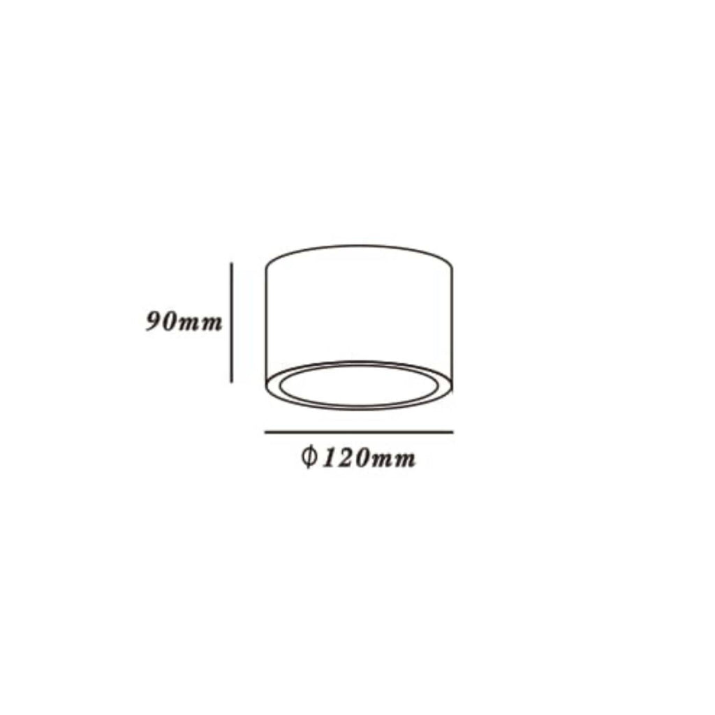 Oprawa natynkowa CAMINO, czarna, 1x9W GU10 ES111