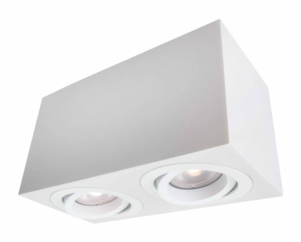 Oprawa natynkowa LYON 2, biała, 2x50W GU10