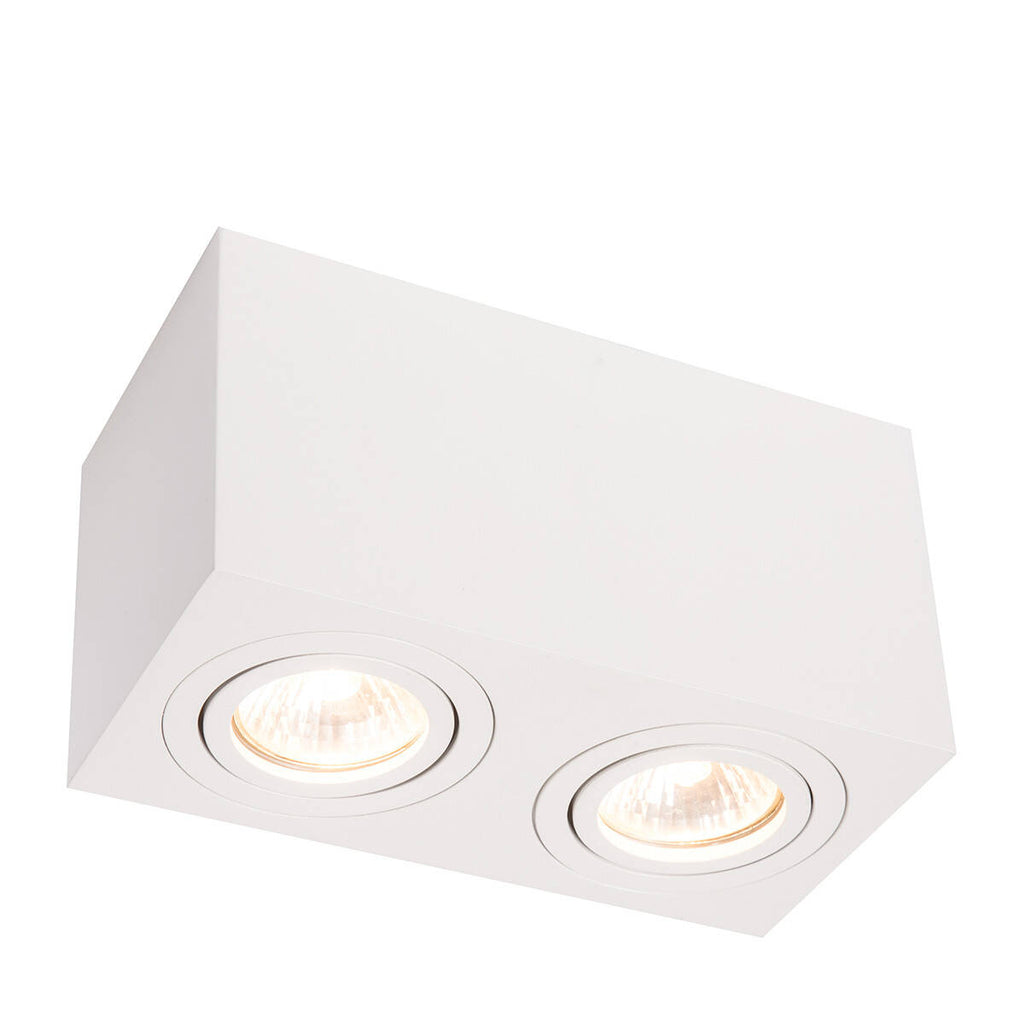 Oprawa natynkowa LYON 2, biała, 2x50W GU10
