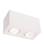 Oprawa natynkowa LYON 2, biała, 2x50W GU10