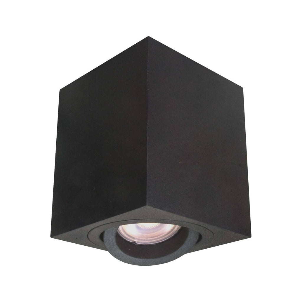Oprawa natynkowa LYON, czarna, 1x50W GU10