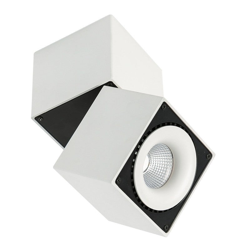 Oprawa natynkowa Sevilla dł. 10cm 28W LED neutralna biel 4000K | biały/czarny