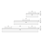 Oprawa pasek LED 60cm MultiLINE STRIPE M 24W 4000K 120st | biały | ox893388