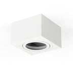 Oprawa sufitowa spot kostka natynkowa CROSTI SASARI SQ 95 L biały szer. 16cm | oxyled-AR141495S