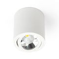 Oprawa sufitowa spot tuba SASARI RO 15W ciepła 3000K biały śr. 16cm | oxyled-OXY DLN15 36 3K R