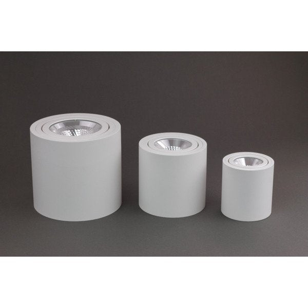 Oprawa sufitowa spot tuba SASARI RO 15W ciepła 3000K biały śr. 16cm | oxyled-OXY DLN15 36 3K R