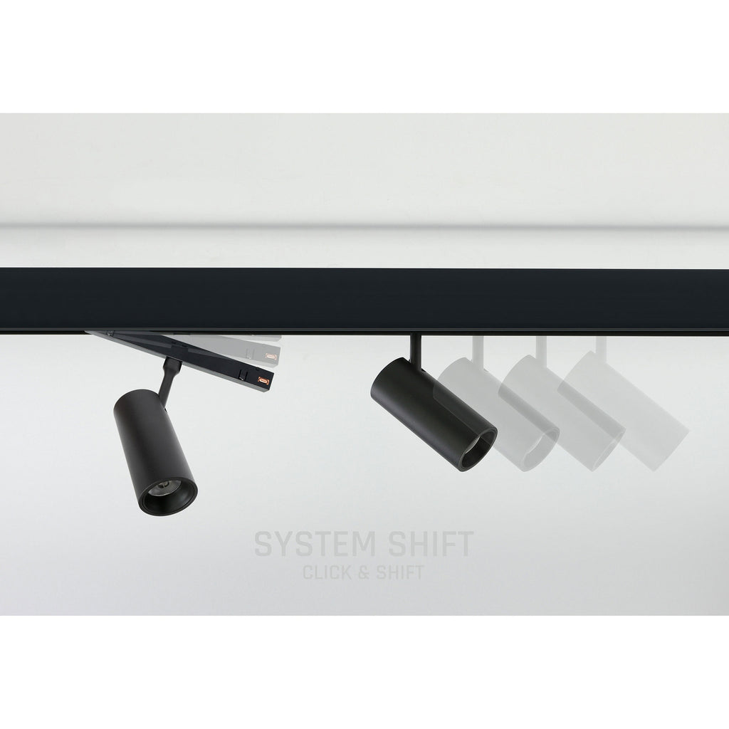 Oprawa szynoprzewodu SHIFT SPOT S 14cm 6W biała ciepła | czarny