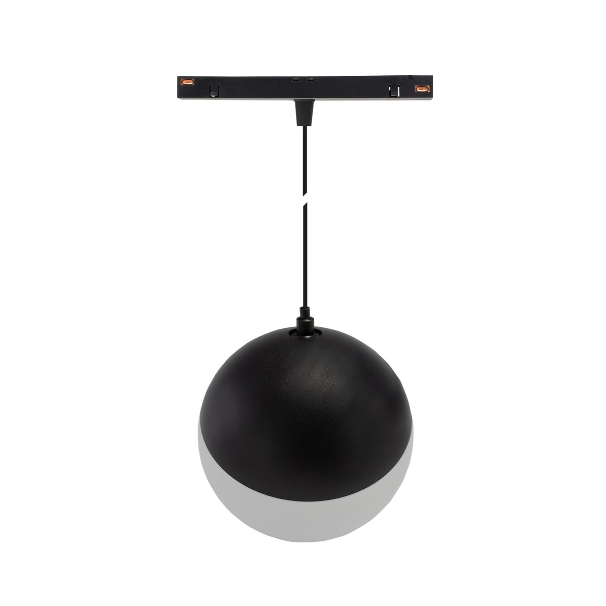 Oprawa szynoprzewodu kula SHIFT GLOBE P 10cm 5W biała ciepła | czarny